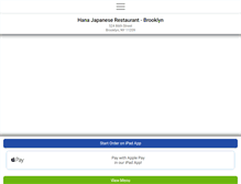 Tablet Screenshot of hanajapanesebrooklyn.com